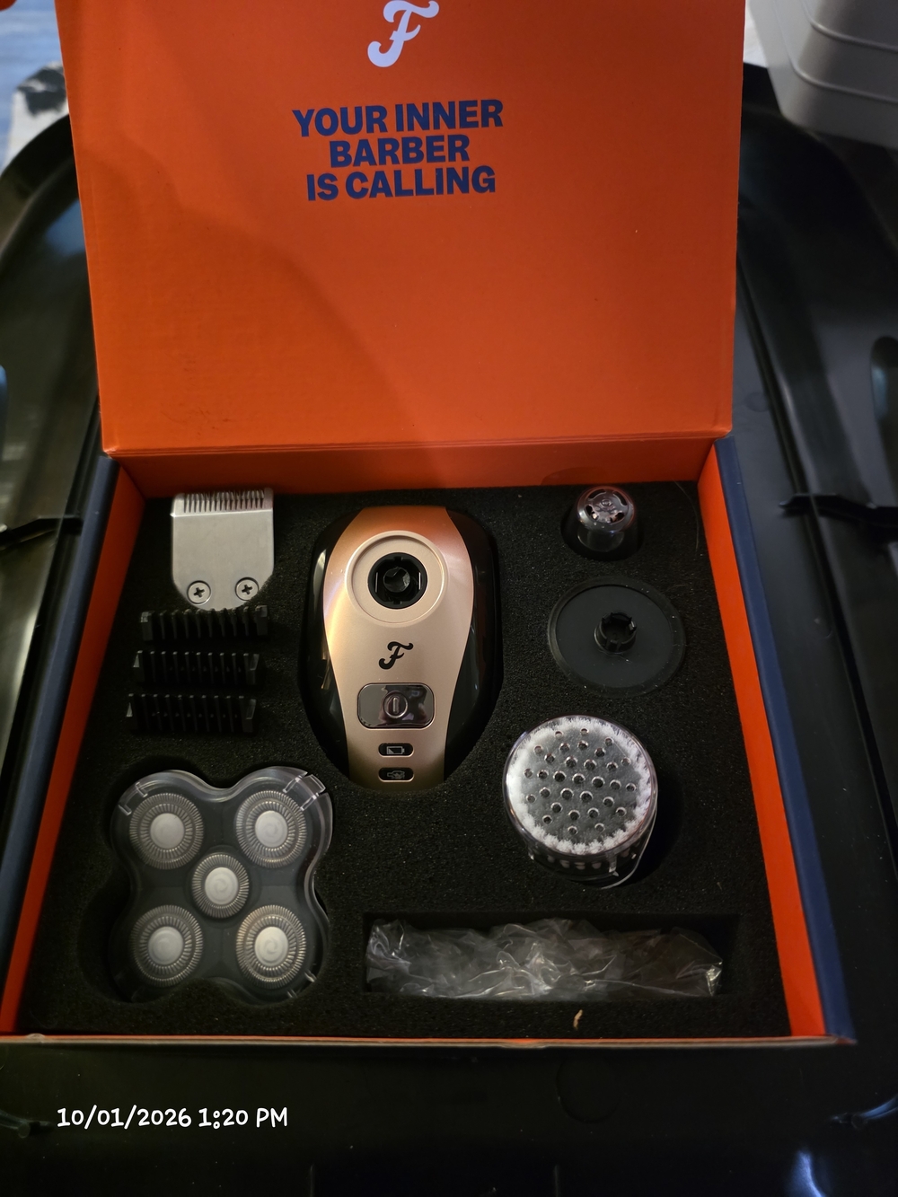 Freebird Flex Series Shaving Kit Electric Rotary Shaver Heads- Open Box
